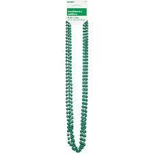 32" Beads Green Metallic 4ct.