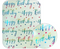 Happy Bday Rainbow Dots Hot Stamp 24"x50' Gift wrap