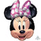 26" Super Shape Minnie Mouse Forever Head Balloon #218
