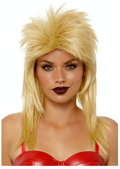 21" Unisex Rockstar Wig Blonde