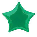 18" Dark Green Star Balloon #89