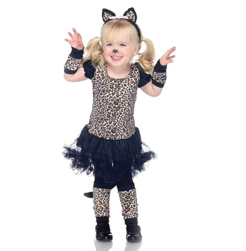 Child Pretty Little Leopard Costume Small (4-6)