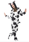 Cow Black and White Costume Child Small (4-6)