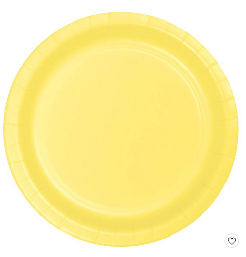 Mimosa Yellow 10.25" Paper Plates 24ct.