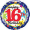 18" Happy 16th Birthday Balloon #68