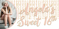 Rose Gold Sweet 16 Birthday Custom Banner