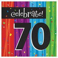 Milestone Celebration 70th Lunch Napkins 16ct