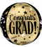 16" Congrats Grad Cap Orbz balloon #507