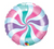 18" Candy Pastel Swirl Balloon