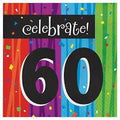 Milestone Celebration 60th Lunch Napkins 16ct