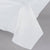 White Plastic Table Cover 54"x108"