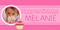 Pink Cupcake Birthday Custom Banner