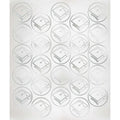 Grad Metallic Sticker Seals - Silver 50ct