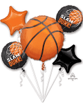 BASKETBALL BOUQUET NOTHIN BUT NET - balloon bouquet