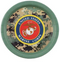 U.S. MARINES - 10" Plate - Round - 8 pk.