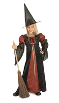 Child Large Glitter Witch Costume