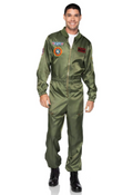 Top Gun Parachute Flight Suit Men's Costume (X-Large)