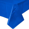Cobalt Blue Plastic Table Cover 54"x108"