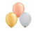 11″ Tricolor Metallic Assortment Latex Balloons 100CT