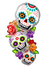 38" Stacking Sugar Skulls Balloon PKG