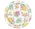 Watercolor Pastel Easter Round 7" Dessert Plates  8ct.