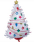 36" Iridescent Christmas Tree Holographic