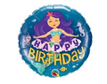 18" Happy Birthday Mermaid Balloon #9