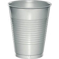 Shimmering Silver 16oz Plastic Cups 20ct