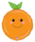 26" Produce Pal Orange Shape Balloon #154