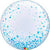 24" Blue Confetti Dots Bubble