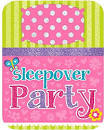 Large Slumber Party Novelty Invites