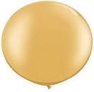 30" Metallic Gold Latex Balloon 2CT