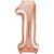 34" Rose Gold Number 1 Balloon