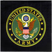 US ARMY LUNCH NAPKINS 16PK