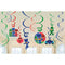 PJ Masks Value Pack Foil Swirl Decorations