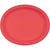 Coral Paper Oval Platter 8ct