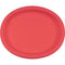 Coral Paper Oval Platter 8ct