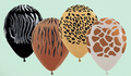 Sempertex 11" Deluxe Assorted Animal Print Latex Balloons 50ct.