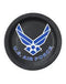 US AIR FORCE 9" PLATES ROUND 8ct.