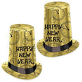 New Years Gold Midnight Clock Super Hi-Hat