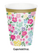 9oz Floral Tea Party Cups 8ct