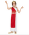 Red Roman Grecian Girl Child Costume