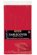Classic Red Plastic Table Cover 54"x108"