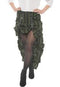 Steam Punk Skirt Green Large - Adult