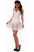 Adult Female Xtra Short Crinoline Slip-White