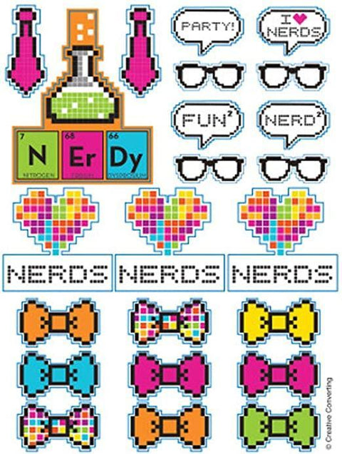 Get Nerdy Stickers 4 Sheets