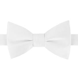 Clip On Bow Tie White