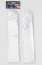 Adult Female Long Satin Gloves-White