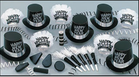 New Years Tuxedo-Nite Assorted Kit for 10 People