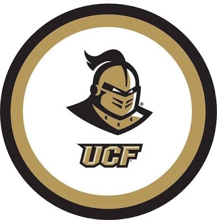 Central Florida 9in Plates UCF